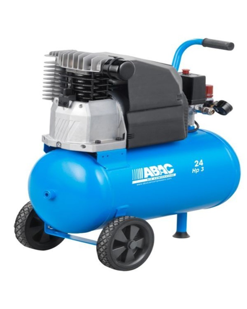 Компрессор масляный Abac L30P (бак 24 литра, давление 10 бар, 310 л/минуту